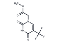 5-Trifluoromethyluracil-1-yl  acetic acid methyl ester – Figure 1 of 1
