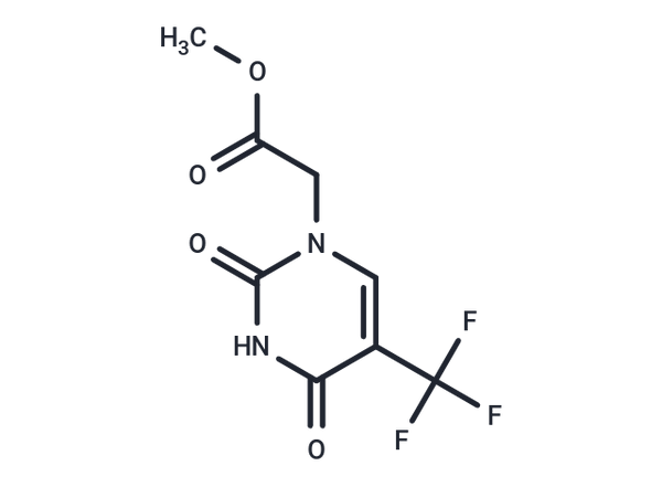 5-Trifluoromethyluracil-1-yl  acetic acid methyl ester – Figure 1 of 1