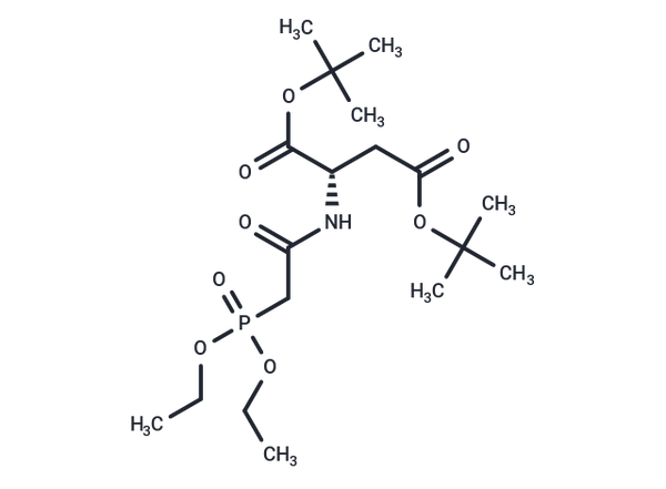N-[(Diethoxyphosphiny1)]acetyl-L-aspartic acid  di-tert-butyl ester – Figure 1 of 1