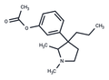 Phenol, m-(1,2-dimethyl-3-propyl-3-pyrrolidinyl)-, acetate – Figure 1 of 1