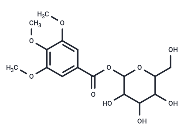 1-O-(3,4,5-Trimethoxybenzoyl)-b-D-glucopyranoside – Figure 1 of 1
