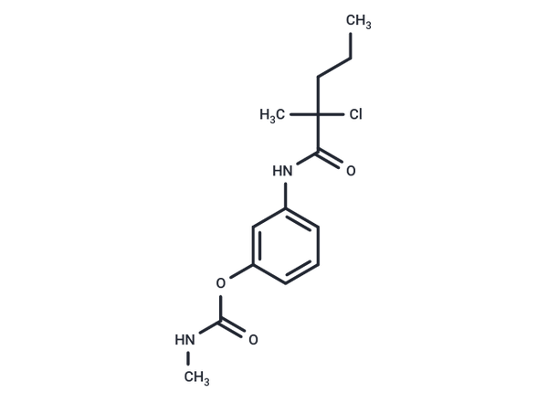 Valeranilide, 2-chloro-3'-hydroxy-2-methyl-, methylcarbamate (ester) – Figure 1 of 1