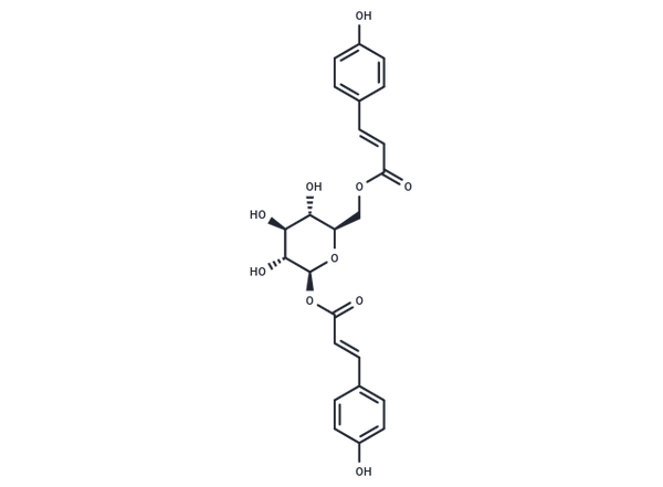 1,6-Bis-O-(4-hydroxycinnamoyl)glucose – Figure 1 of 1
