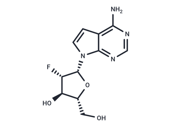 2'-Deoxy-2'-fluoro-arabino-tubercidine – Figure 1 of 1