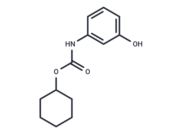 Carbanilic acid, m-hydroxy-, cyclohexyl ester – Figure 1 of 1