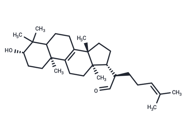 3beta-Hydroxylanosta-8,24-diene-21-al – Figure 1 of 1