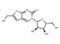 3-b-D-Ribofuranosyl-6-hydroxymethyl-furano[2,3-d]-pyrimidin-2-one – Figure 1 of 1