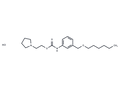 Carbanilic acid, m-((hexyloxy)methyl)-, 2-(1-pyrrolidinyl)ethyl ester, hydrochloride – Figure 1 of 1