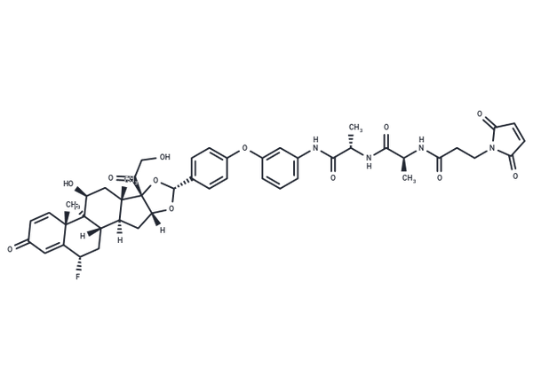 Glucocorticoid receptor agonist-2 Ala-Ala-Mal – Figure 1 of 1