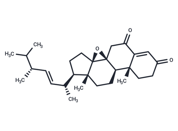 8,14-Epoxyergosta-4,22-diene-3,6-dione – Figure 1 of 1