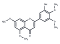 3'-Hydroxy-5,7,4',5'-Tetramethoxyflavone – Figure 1 of 1
