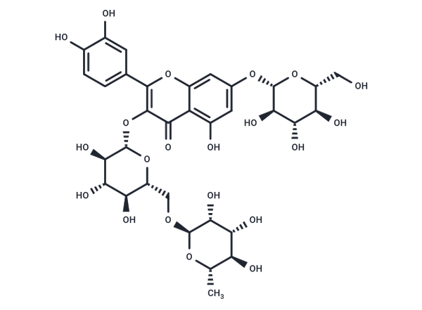 Quercetin 3-rutinoside 7-glucoside (Morkotin A) – Figure 1 of 1
