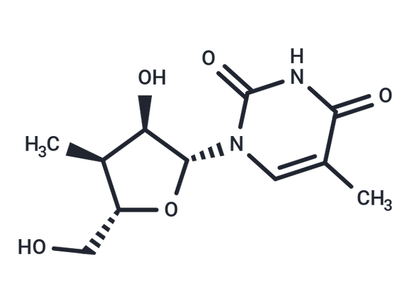 3'-Deoxy-3'-a-C-methyl-5-methyluridine – Figure 1 of 1