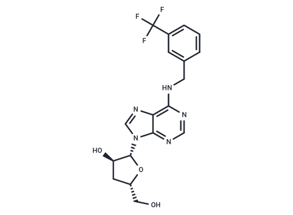 N6-(3-Trifluoromethylbenzyl)-3'-deoxyadenosine – Figure 1 of 1