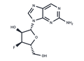 2-Amino-9-(3-deoxy-3-fluoro-beta-D-ribofuranosyl)purine – Figure 1 of 1