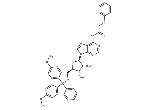 5'-O-(4,4'-Dimethoxytrityl)-N6-Phenoxyacetyl adenosine – Figure 1 of 1