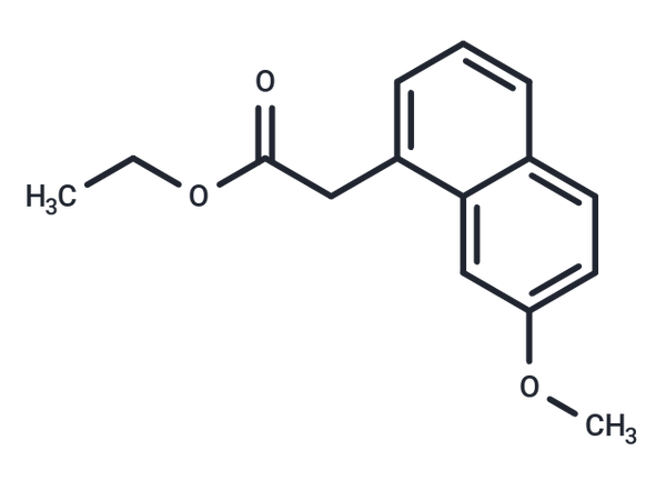 7-Methoxy-1-naphthaleneacetic acid ethyl ester – Figure 1 of 1