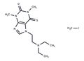Theophylline, 7-(2-(diethylamino)ethyl)-6-thio-, methiodide – Figure 1 of 1