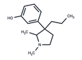 Phenol, 3-(1,2-dimethyl-3-propyl-3-pyrrolidinyl)- – Figure 1 of 1