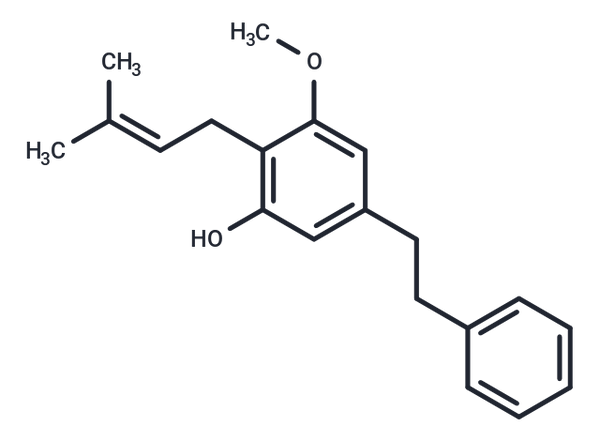 3-Methoxy-5-(2-phenylethyl)-2-prenylphenol – Figure 1 of 1