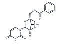 5'-O-Benzoyl-2'-O,4'-C-methyleneuridine – Figure 1 of 1