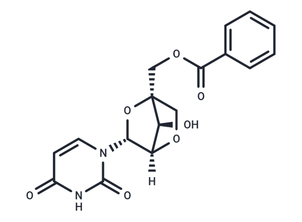 5'-O-Benzoyl-2'-O,4'-C-methyleneuridine – Figure 1 of 1