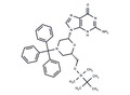 7'-t-Butyldimethylsilyloxy-N-trityl-morpholino   guanine – Figure 1 of 1
