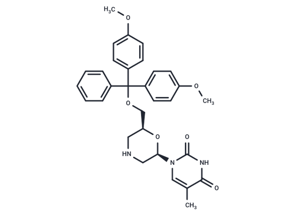 7'-O-DMT-morpholino thymine – Figure 1 of 1
