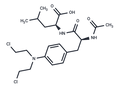 N-Acetylmelphalanylleucine – Figure 1 of 1
