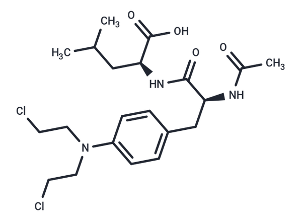 N-Acetylmelphalanylleucine – Figure 1 of 1