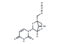5'-Azido-5'-deoxy-2'-O,4'-C-methyleneuridine – Figure 1 of 1
