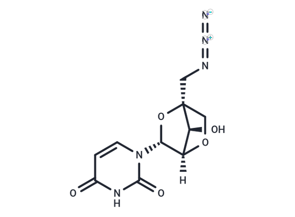 5'-Azido-5'-deoxy-2'-O,4'-C-methyleneuridine – Figure 1 of 1