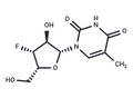 3'-Deoxy-3'-fluoro-5-methyl-xylo-uridine – Figure 1 of 1