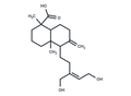 15,16-Dihydroxy-8(17),13-labdadien-18-oic acid – Figure 1 of 1