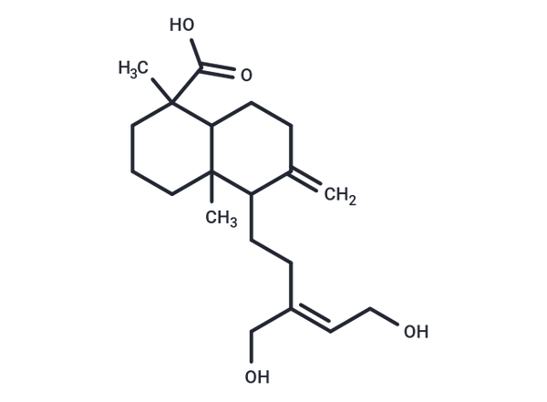 15,16-Dihydroxy-8(17),13-labdadien-18-oic acid – Figure 1 of 1