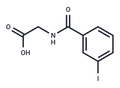 Glycine, N-(3-iodobenzoyl)- – Figure 1 of 1