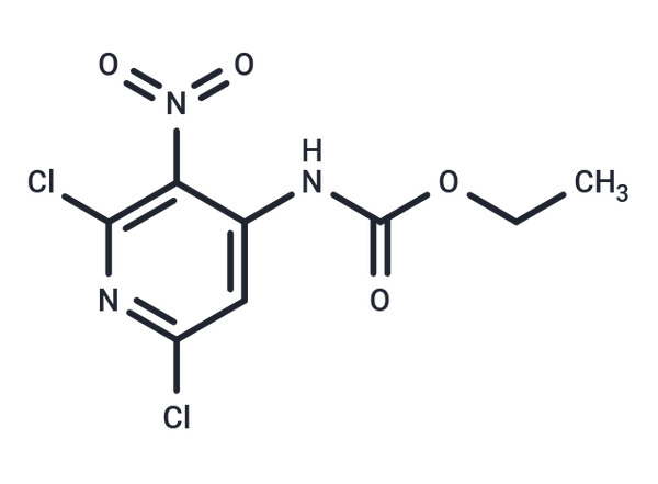 2,4-Dichloro-3-nitro-4-(N-ethoxycarbonyl)aminopyridine – Figure 1 of 1