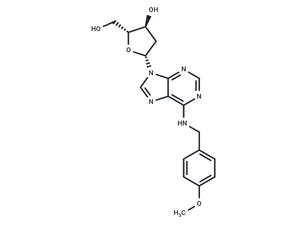 2'-Deoxy-N6-(4-methoxybenzyl)adenosine – Figure 1 of 1