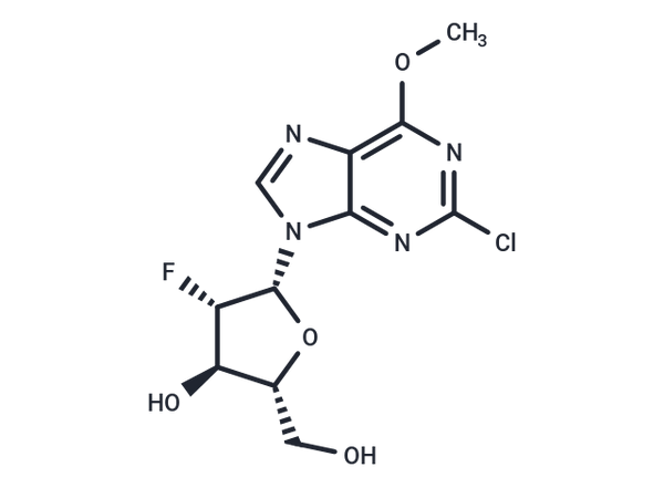 2-Chloro-6-methoxypurine -9-beta-D-(2'-deoxy-2'-fluoro)-arabinoriboside – Figure 1 of 1