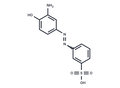 m-((3-Amino-4-hydroxyphenyl)azo)benzenesulphonic acid – Figure 1 of 1