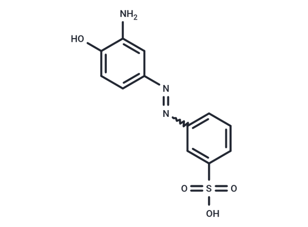 m-((3-Amino-4-hydroxyphenyl)azo)benzenesulphonic acid – Figure 1 of 1