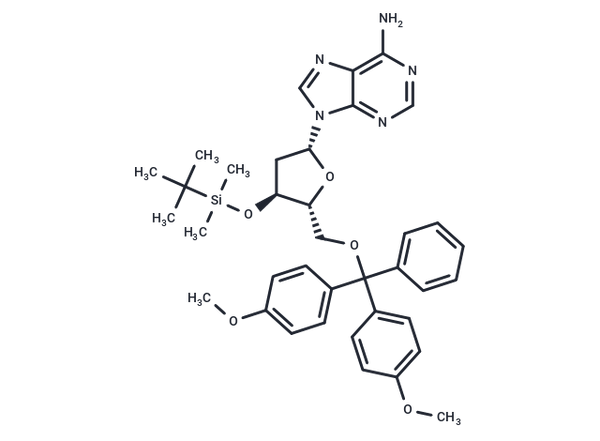 3'-O-tert-Butyldimethylsilyl-5'-O-DMT-2'-deoxyadenosine – Figure 1 of 1