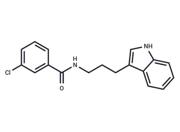Benzamide, 3-chloro-N-(3-(1H-indol-3-yl)propyl)- – Figure 1 of 1