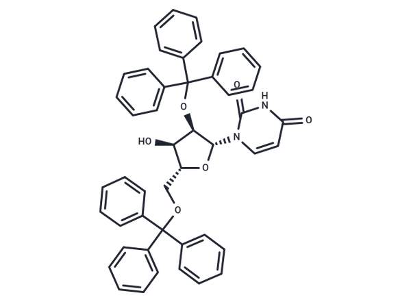2',5'-Bis-O-(triphenylmethyl)uridine – Figure 1 of 1