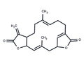 Cembratetraene-16,2:19,6-diolide – Figure 1 of 1