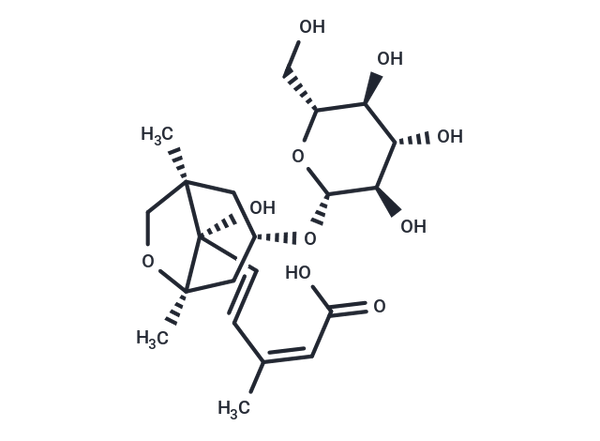 Dihydrophaseic acid 4'-O-beta-D-glucopyranoside – Figure 1 of 1