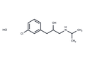Phenethyl alcohol, m-chloro-alpha-((isopropylamino)methyl)-, hydrochloride – Figure 1 of 1