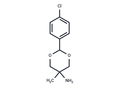m-Dioxan-5-amine, 2-(p-chlorophenyl)-5-methyl- – Figure 1 of 1