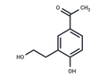 4-Hydroxy-3-(2-hydroxyethyl)acetophenone – Figure 1 of 1