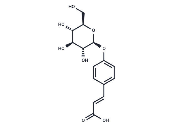 4-O-D-Glucopyranosyl-p-coumaric acid – Figure 1 of 1
